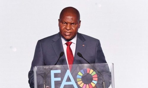 DISCOURSDE SON EXCELLENCE LE PROFESSEUR FAUSTIN ARCHANGE TOUADERA PRESIDENT DE LA REPUBLIQUE, CHEF DE L’ETAT,PRESIDENT EN EXERCICE DE LA CEMAC