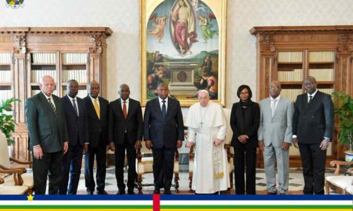 SOMMET ITALIE-AFRIQUE : ARRIVEE DE FAUSTIN ARCHANGE TOUADERA A ROME