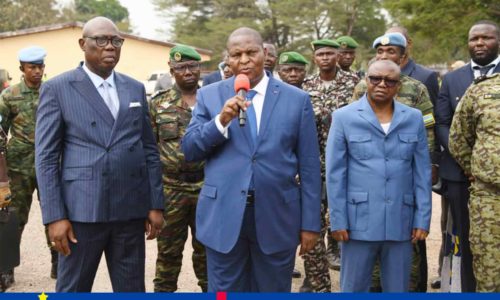 CEREMONIE DE FIN DE FORMATION DE 655 SOLDATS DES FACA À BERENGO