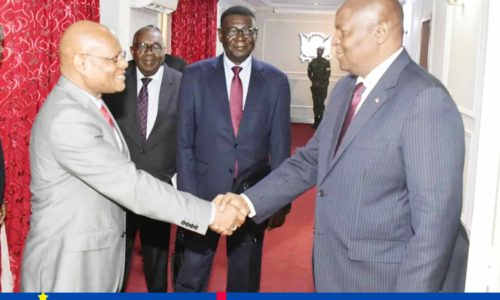 LA SITUATION DE LA TRANSITION POLITIQUE AU GABON AU CENTRE D’UNE RENCONTRE ENTRE LE PRESIDENT DE LA REPUBLIQUE ET UNE DELEGATION DE LA CEEAC