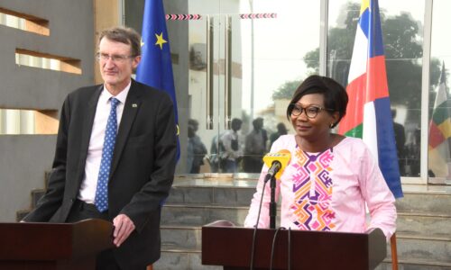 PROPOS LIMINAIRE DE SON EXCELLENCE LE PROFESSEUR FAUSTIN ARCHANGE TOUADERA, PRESIDENT DE LA REPUBLIQUE, CHEF DE L’ETAT, A L’OCCASION DU DIALOGUE DE PARTENARIAT ENTRE LA REPUBLIQUE CENTRAFRICAINE ET L’UNION EUROPEENNE