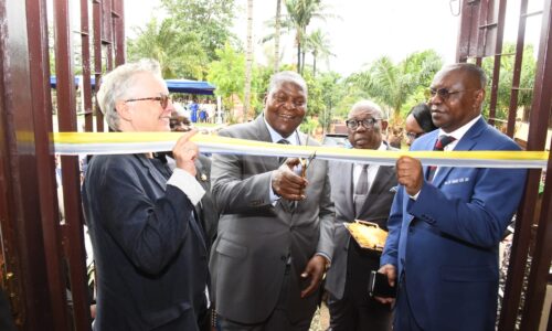 CEREMONIE DE REMISE DES BÂTIMENTS RÉHABILITÉS DE L’INSPECTION GÉNÉRALE DE L’ARMÉE NATIONALE À BANGUI