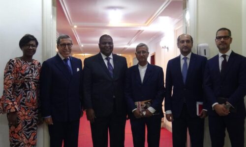 LE ROYAUME DU MAROC RENOUVELLE SON ENGAGEMENT DIPLOMATIQUE D’ACCOMPAGNER LA VISION POLITIQUE DU PRÉSIDENT FAUSTIN ARCHANGE TOUADERA